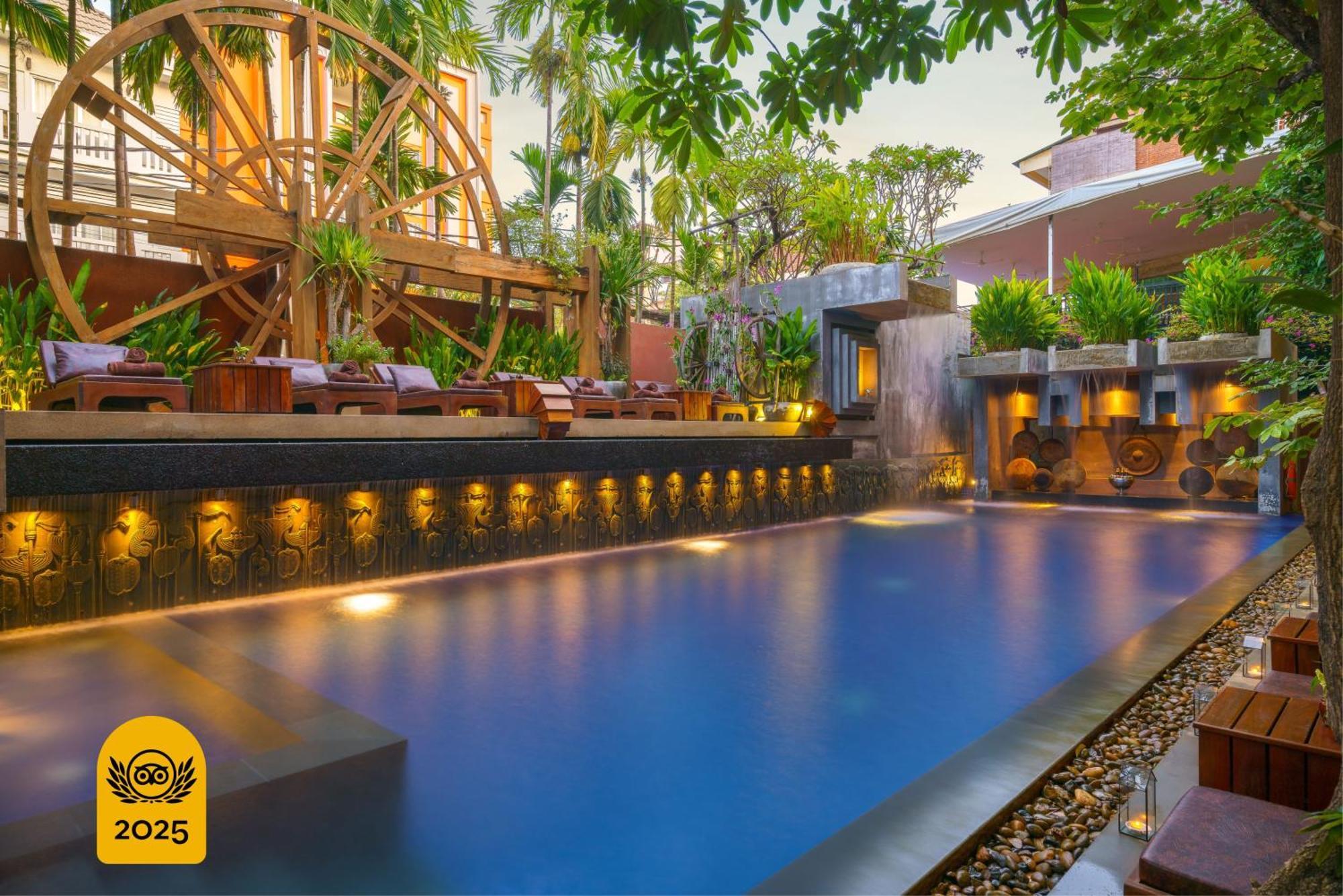 Golden Temple Residence Siem Reap Bagian luar foto